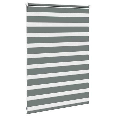 Zebra rolgordijn 105x100 cm stofbreedte 100,9 cm donkergrijs 4