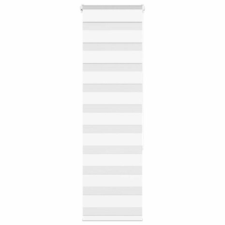 Zebra rolgordijn 40x150 cm stofbreedte 35,9 cm polyester wit 1