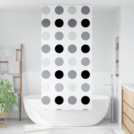 Doucherolgordijn 110x240 cm stofbreedte 106 cm 2