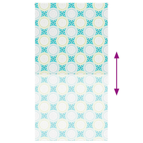 Doucherolgordijn 120x240 cm stofbreedte 116 cm 5
