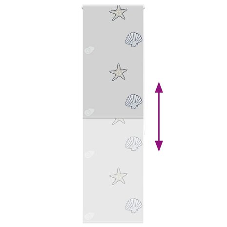 Doucherolgordijn 60x240 cm stofbreedte 56 cm 5