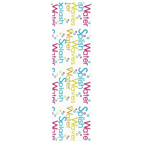 Doucherolgordijn 60x240 cm stofbreedte 56 cm 1