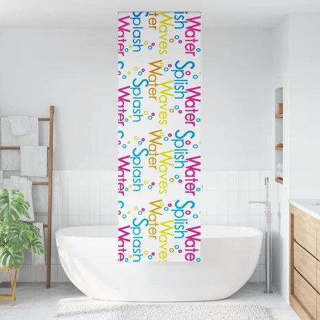 Doucherolgordijn 80x240 cm stofbreedte 76 cm 2