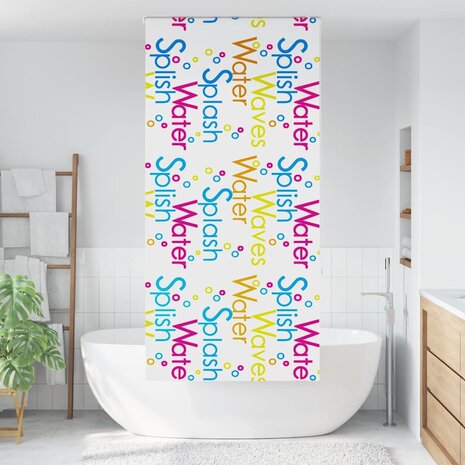 Doucherolgordijn 100x240 cm stofbreedte 96 cm 2