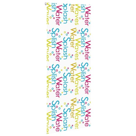 Doucherolgordijn 110x240 cm stofbreedte 106 cm 3