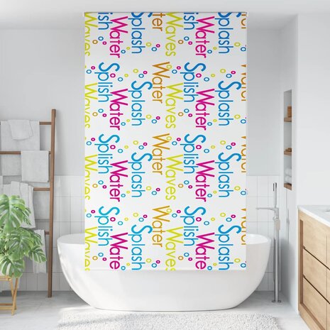 Doucherolgordijn 130x240 cm stofbreedte 126 cm 2