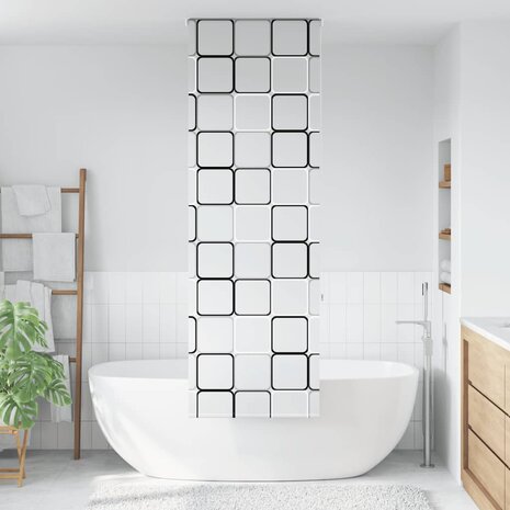 Doucherolgordijn 60x240 cm stofbreedte 56 cm 1