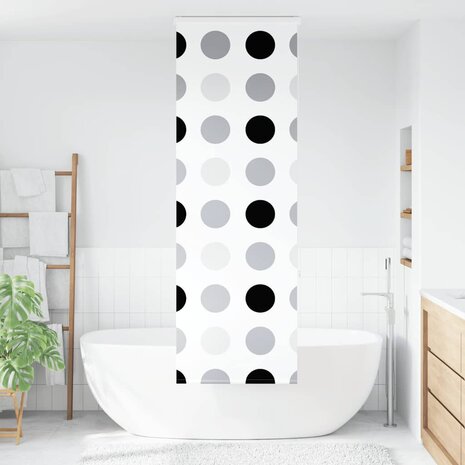 Doucherolgordijn met cassette 60x240 cm stofbreedte 56 cm 2