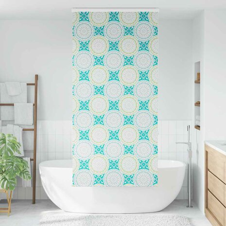 Doucherolgordijn met cassette 110x240 cm stofbreedte 106 cm 2