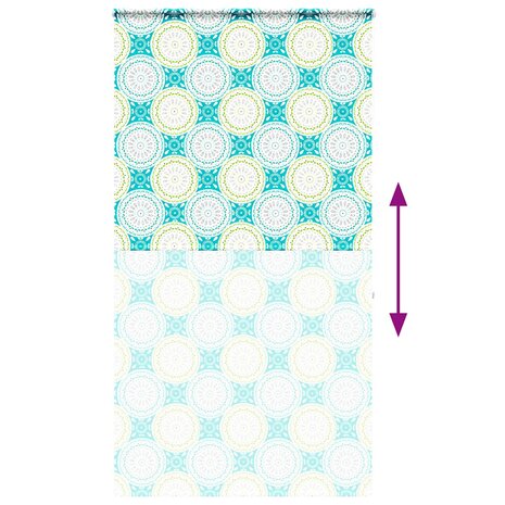 Doucherolgordijn met cassette 130x240 cm stofbreedte 126 cm 5