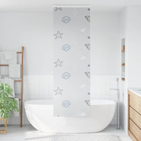 Doucherolgordijn met cassette 60x240 cm stofbreedte 56 cm 2
