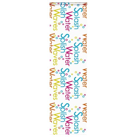Doucherolgordijn met cassette 70x240 cm stofbreedte 66 cm 1