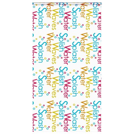 Doucherolgordijn met cassette 130x240 cm stofbreedte 126 cm 1