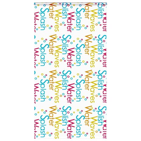 Doucherolgordijn met cassette 140x240 cm stofbreedte 136 cm 1