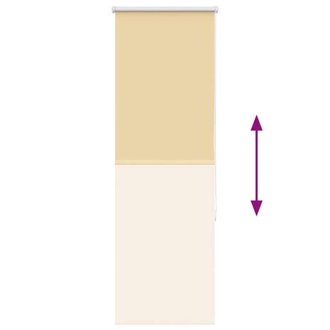 Rolgordijn verduisterend 40x150cm stofbreedte 35,7 cm polyester 9