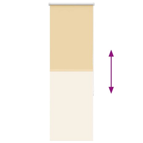 Rolgordijn verduisterend 60x150cm stofbreedte 55,7 cm polyester 9