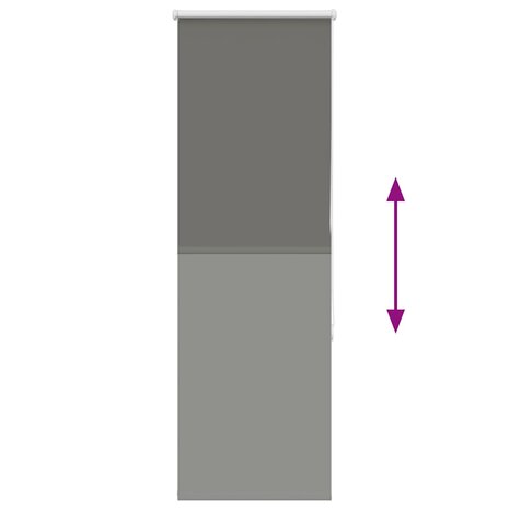 Rolgordijn verduisterend 55x150cm stofbreedte 50,7 cm polyester 5