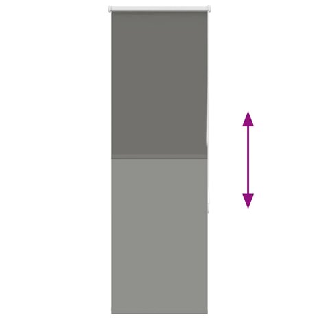 Rolgordijn verduisterend 45x175cm stofbreedte 40,7 cm polyester 5