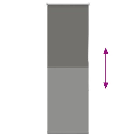 Rolgordijn verduisterend 50x175cm stofbreedte 45,7 cm polyester 5