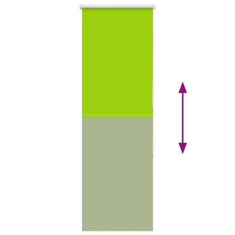 Rolgordijn verduisterend 55x175cm stofbreedte 50,7 cm polyester 9