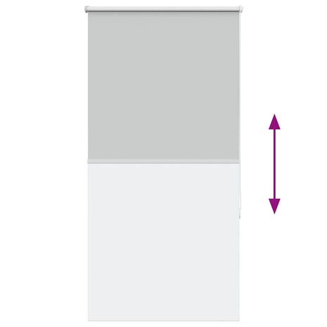 Rolgordijn verduisterend 65x130cm stofbreedte 60,7 cm polyester 9