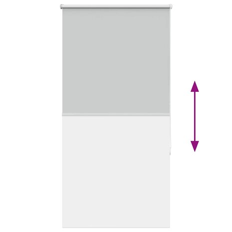Rolgordijn verduisterend 65x150cm stofbreedte 60,7 cm polyester 9