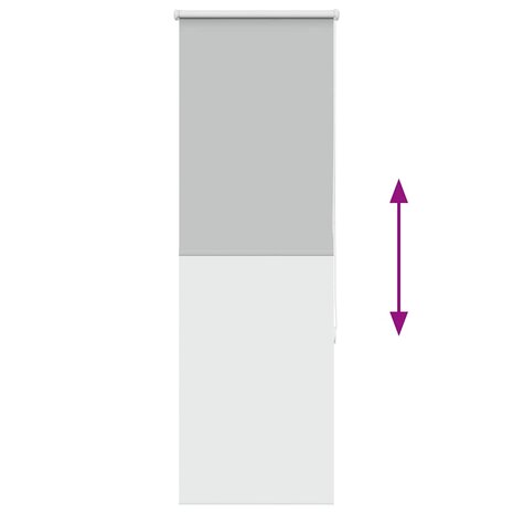 Rolgordijn verduisterend 45x175cm stofbreedte 40,7 cm polyester 9