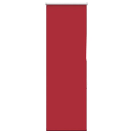 Rolgordijn 40x130 cm stof verduisterend rood Stofbreedte 35,7cm 2