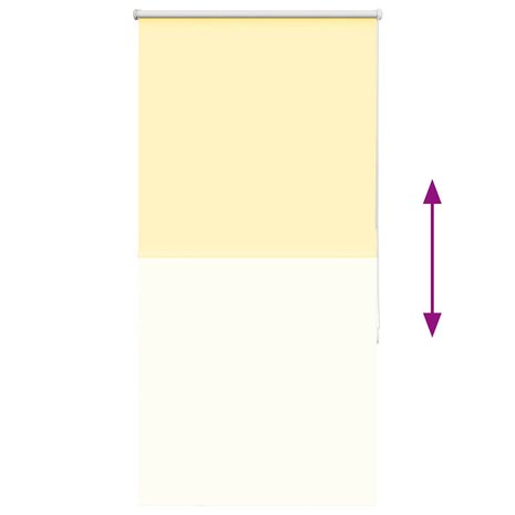 Rolgordijn verduisterend 70x175 cm stofbreedte 65,7 cm geel 9