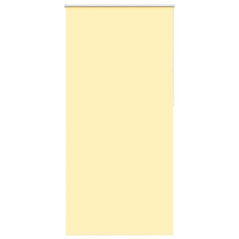 Rolgordijn verduisterend 105x210 cm stofbreedte 100,7 cm geel 1
