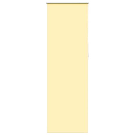 Rolgordijn verduisterend 85x230 cm stofbreedte 80,7cm geel 1