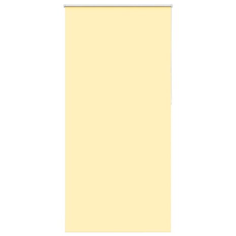 Rolgordijn verduisterend 90x230 cm stofbreedte 85,7cm geel 1