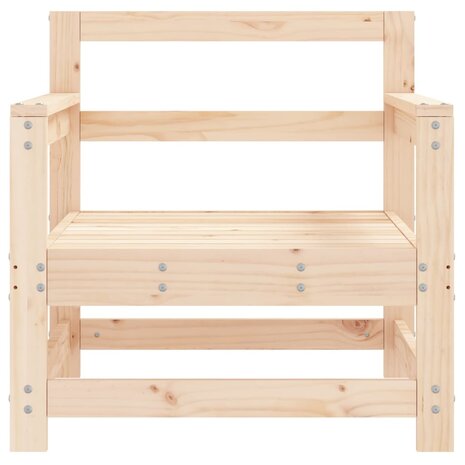 Tuinstoelen 2 st massief grenenhout 4