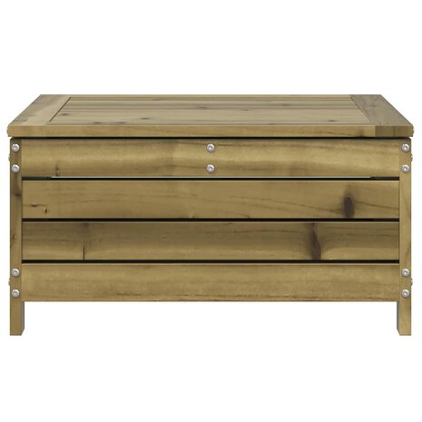 Tuinvoetenbank 62x63,5x32 cm geïmpregneerd grenenhout 4