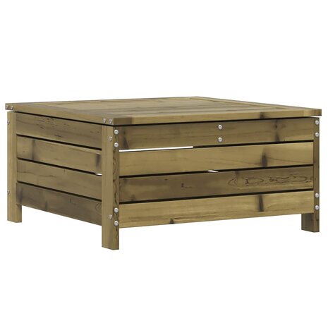Tuinvoetenbank 62x63,5x32 cm geïmpregneerd grenenhout 6