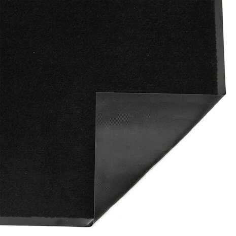 Deurmat 80x120 cm zwart 5