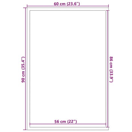 Deurmat 60x90 cm bruin 7