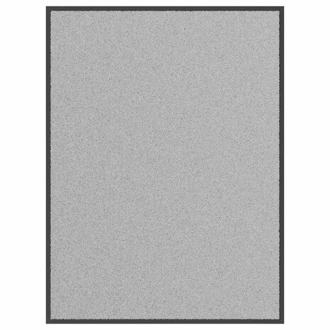 Deurmat 90x120 cm grijs 1
