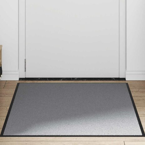 Deurmat 90x120 cm grijs 3