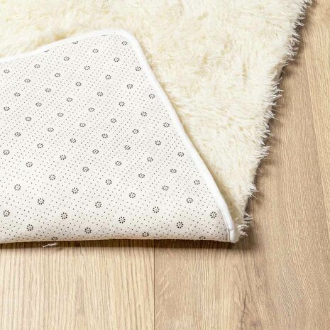 Hoogpolig vloerkleed NAVARRA 120x170 cm polyester crèmekleurig 6
