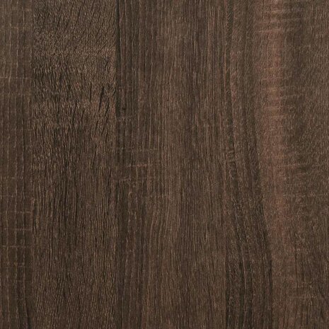 Schoenenbank 80x40x53,5 cm bewerkt hout en metaal bruin eiken 9