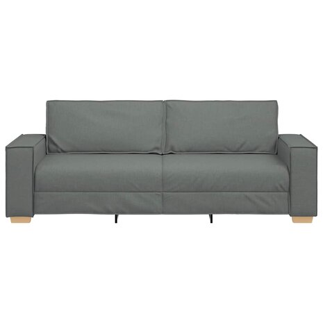 3-zitsbank Donkergrijs 180 cm Stof 4