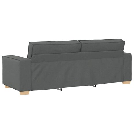 3-zitsbank Donkergrijs 180 cm Stof 6