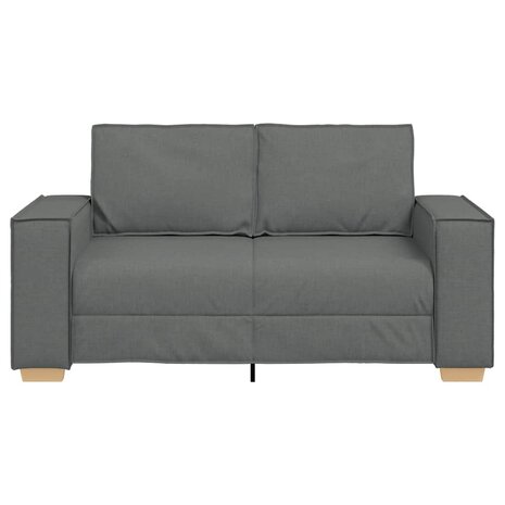 2-zitsbank Donkergrijs 120 cm Stof 4
