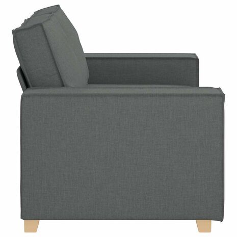 2-zitsbank Donkergrijs 120 cm Stof 5