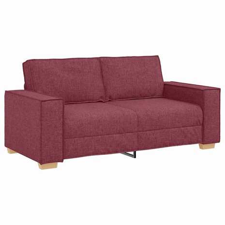 2-zitsbank Wijnrood 140 cm Stof 2