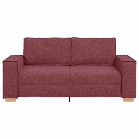 2-zitsbank Wijnrood 140 cm Stof 4