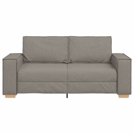 2-zitsbank Taupe 140 cm Stof 4