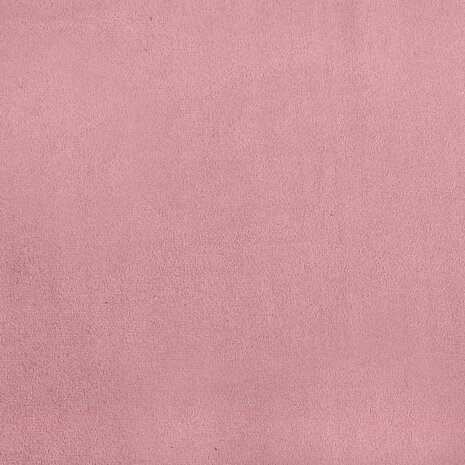 Bed met matras "Dover" fluweel roze 80x200 cm 8