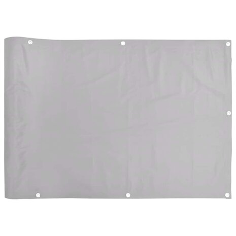 Balkonscherm 600x120 cm PVC grijs 2